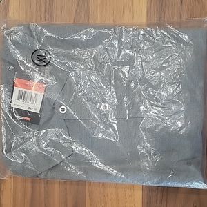 Jump Start Grey Cotton Polo - New w Tag